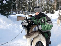 raid motoneige - Le sentier de neige