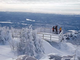 raid motoneige - Le sentier de neige